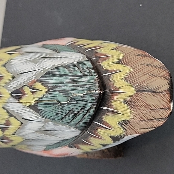 Wooden Duck Decoy Figurine Statue Painted - Picture 9 of 13